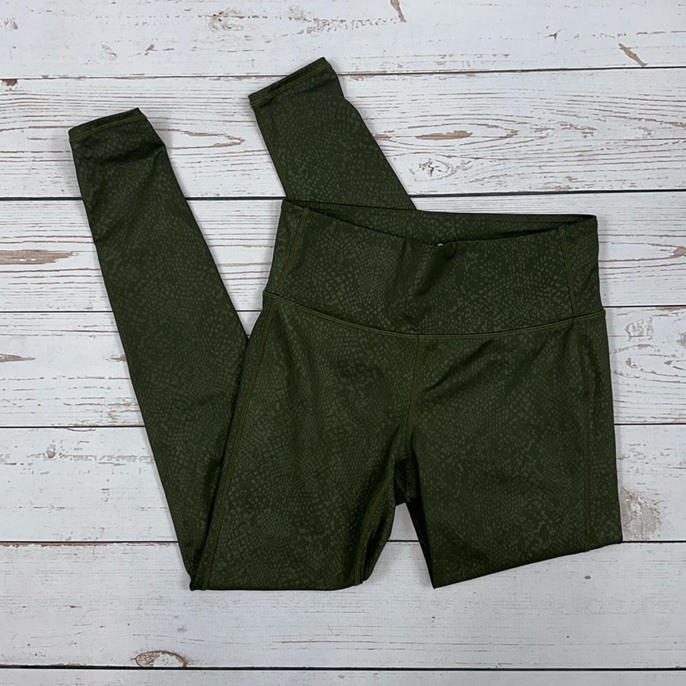 Athleta Snakeskin Leggings, Sz S